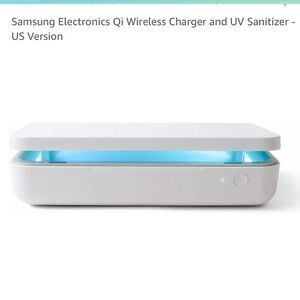 Samsung wireless charger UV sanitizing light